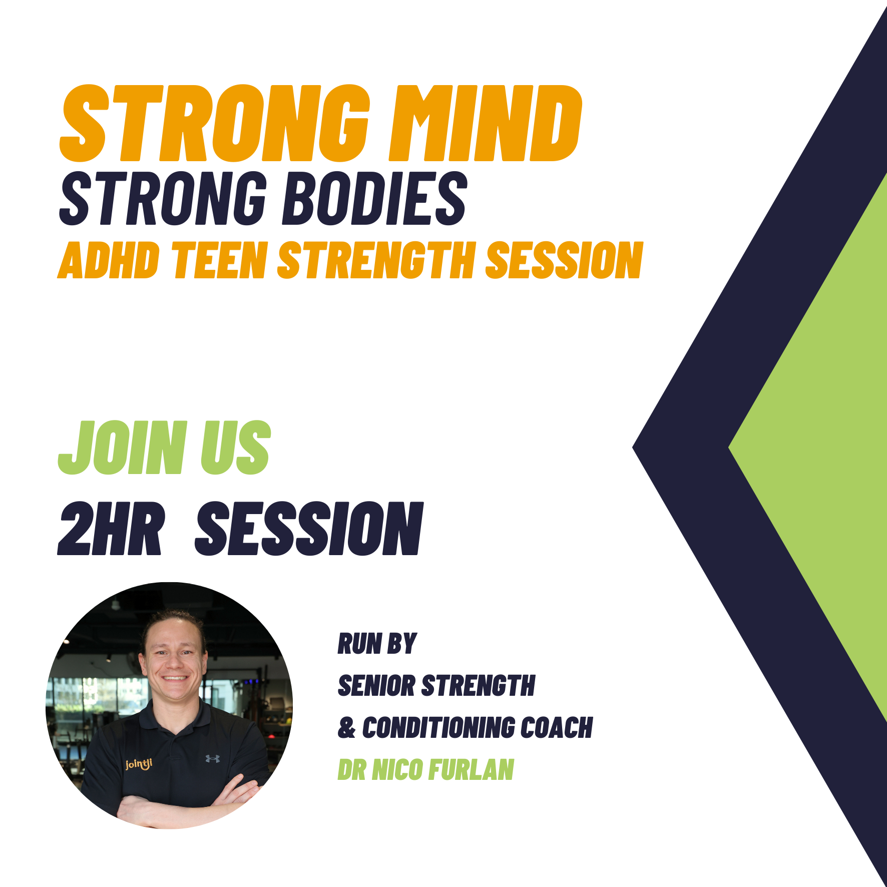 Strong Minds, Strong Bodies: Free ADHD Teen Strength Session (Ages 16 - 18)