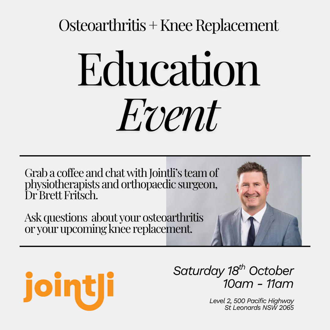 Education Event: Osteoarthritis + TKR Seminar